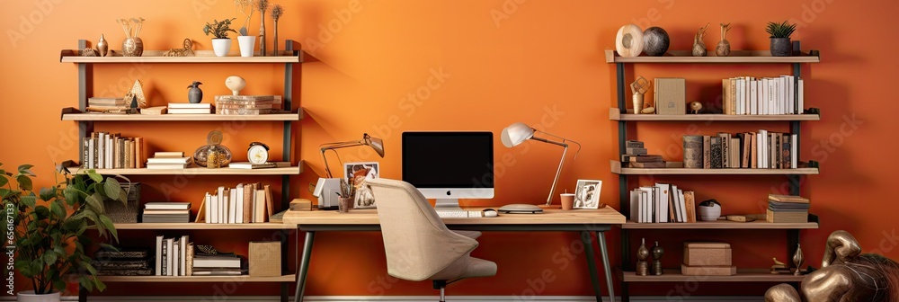 Functional Apricot Crush Home Office