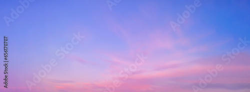 beautiful pink and blue morning or evening sky. relaxing and soothing natural background. © Михаил 