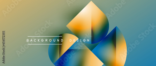 Essence of minimalism - metallic circles and squares converge upon canvas, study in restraint. The play of light on their surfaces forms subdued dance, epitomizing sophistication in simplicity