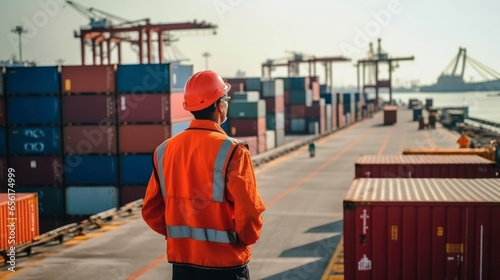 Dock Workers Loading Cargo, Representing the Vital Role of Manual Labor in Keeping the Wheels of Commerce Turning