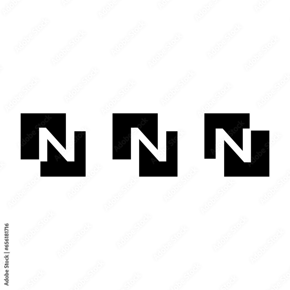 modern abstract vector design logo, initials logo icon symbol modern abstract vector design logo, initials logo icon symbol