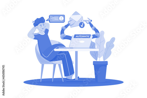 Autoresponders automate email replies.