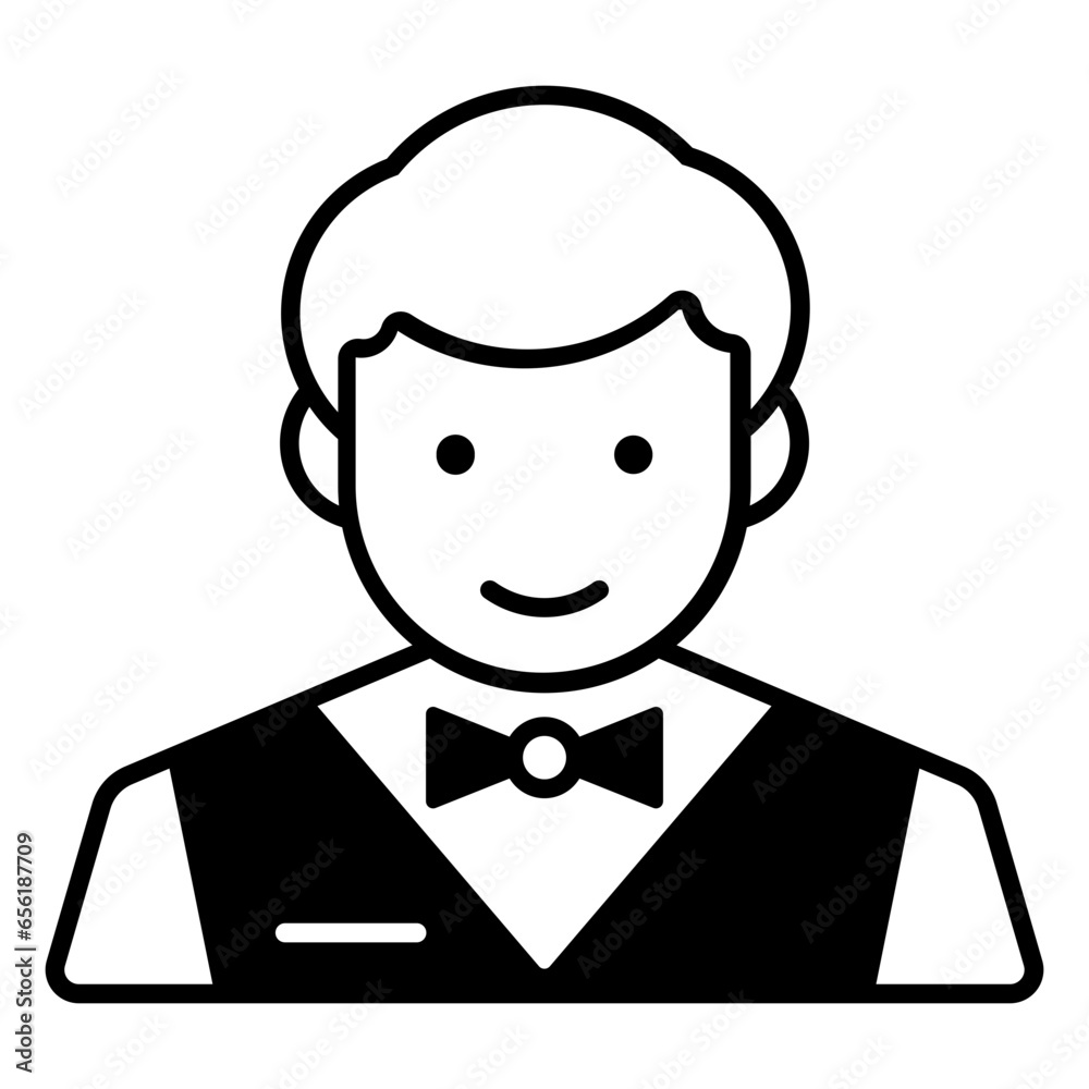Obraz premium waiter