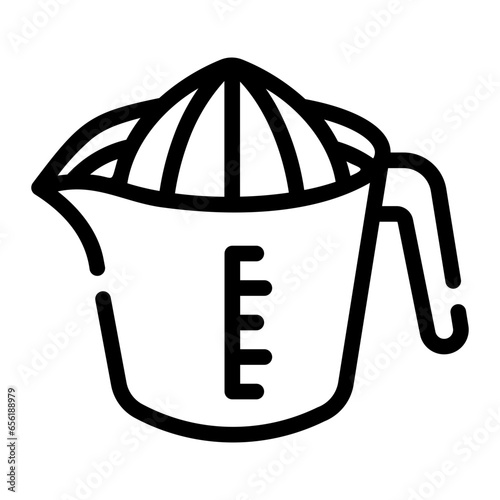 squeezer Line Icon