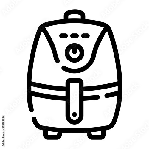 air fryer Line Icon