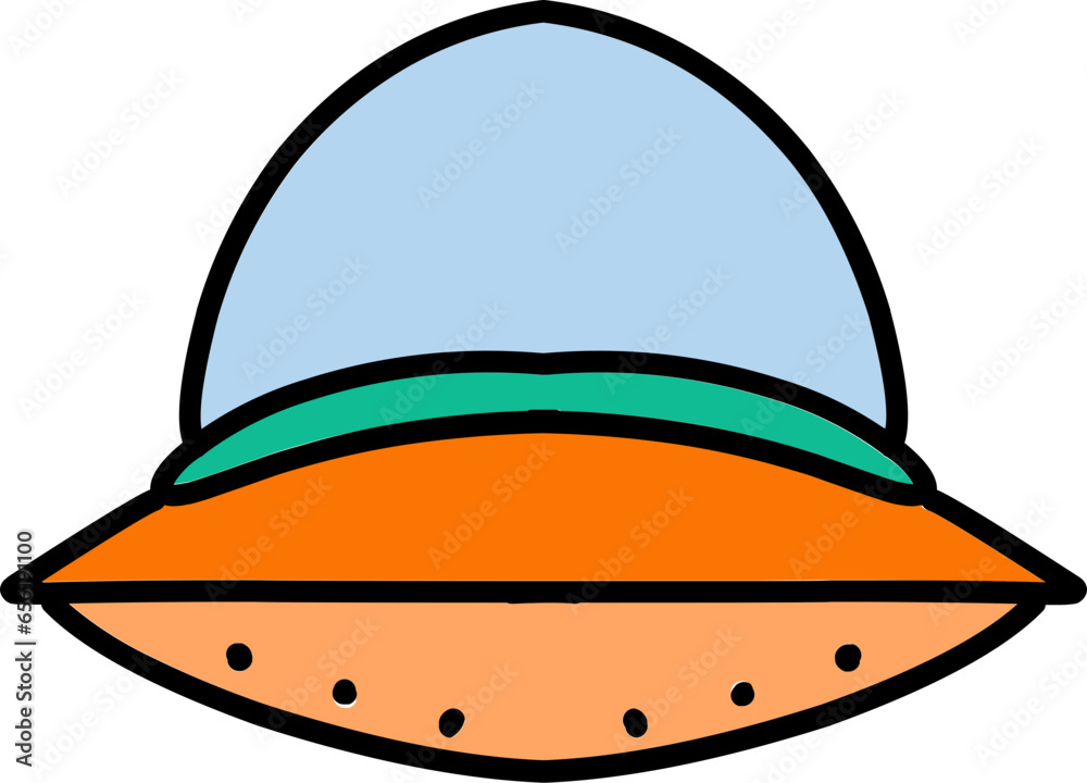 Doodle ufo plane Doodle ufo plane