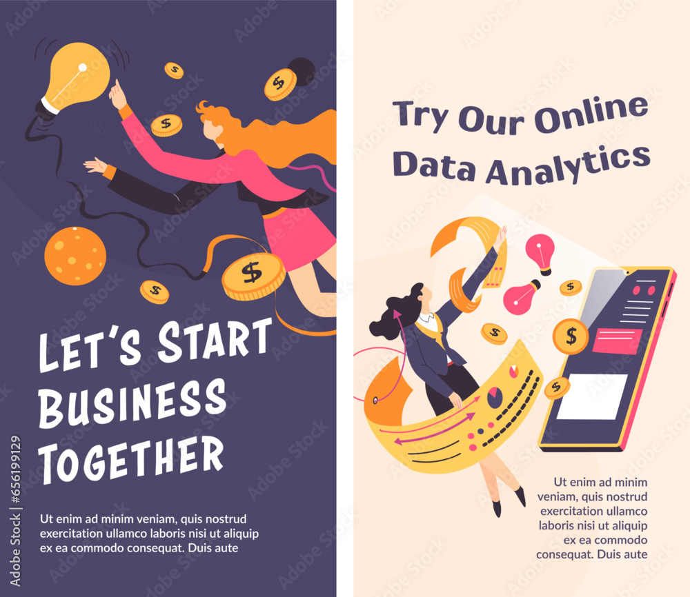 Lets start business together, online analytics