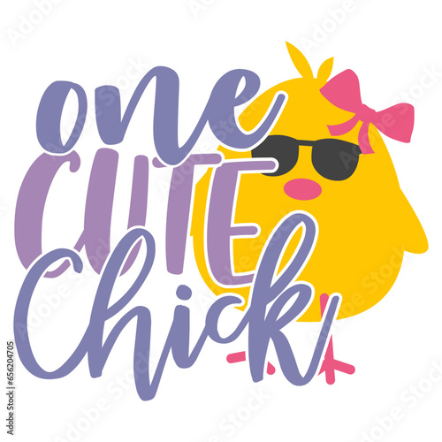 One Cute Chick - Easter Illustration