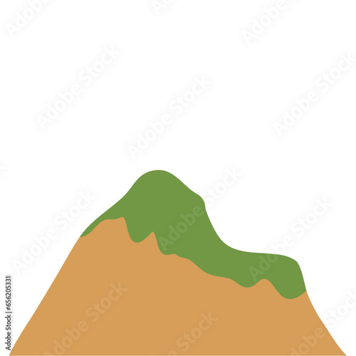 Green canyon mountain hill cliffs