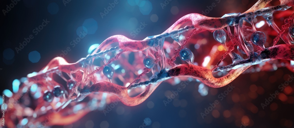 split DNA molecule and its genetic structure