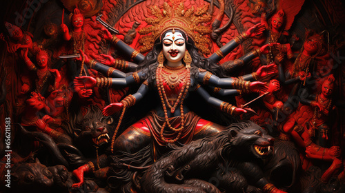 Maa Kali idol in temple