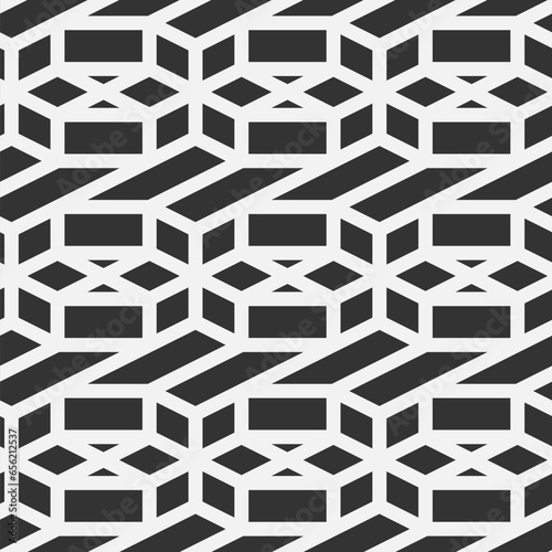 Abstract geometric seamless pattern lines.