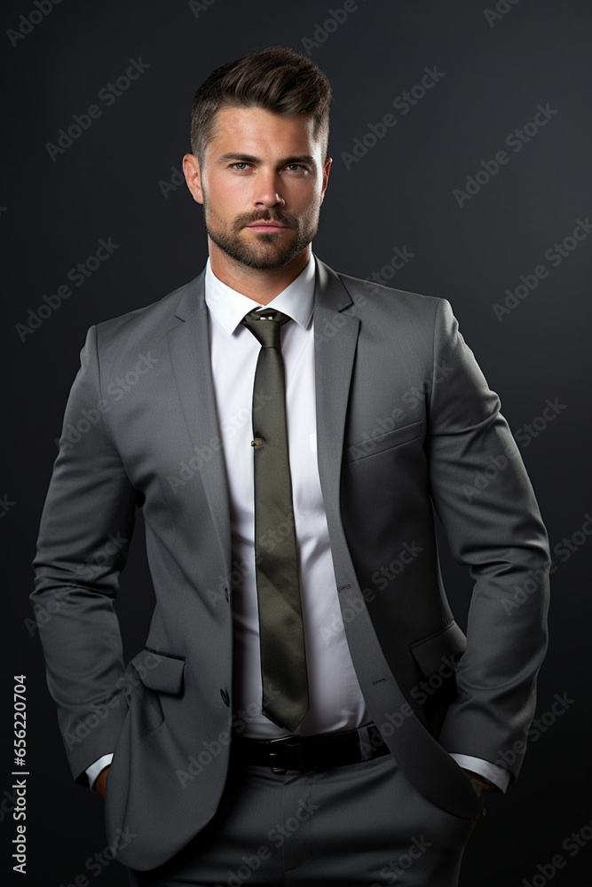 Young handsome person portrait business guy businessman fashionable male adult suit model men attractive Young handsome person portrait business guy businessman fashionable male adult suit model men attractive