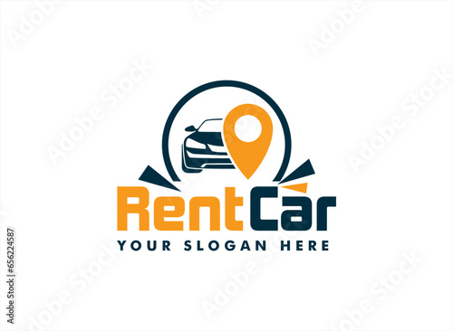 rent a car logo vector icon symbol design template for business isolated 