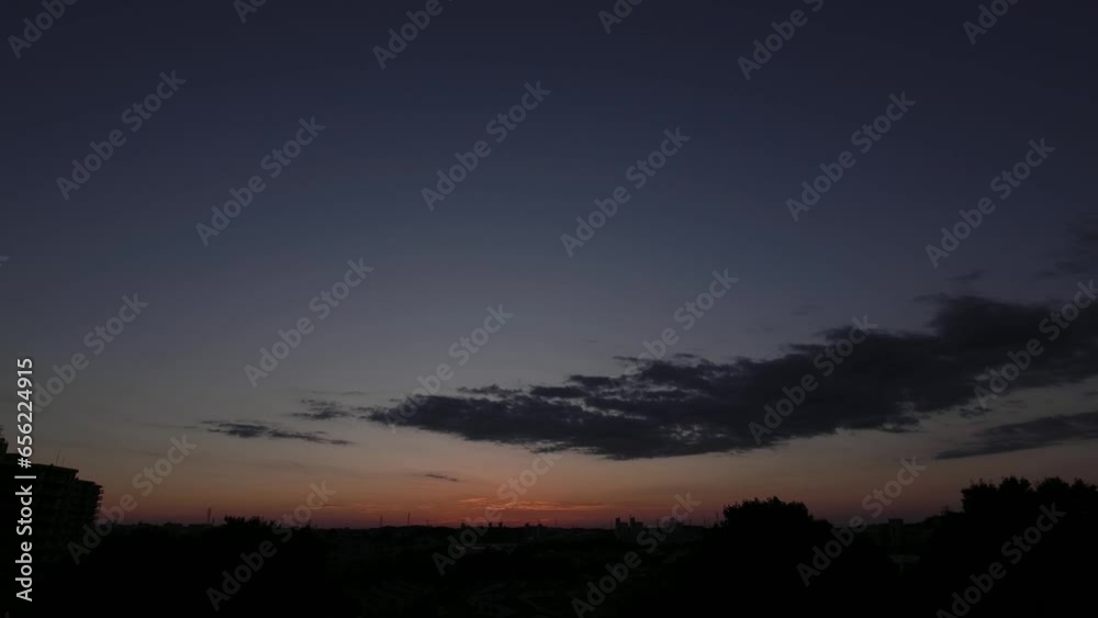 Tokyo, Japan - October 4, 2023: Changing colors of sky at sunrise in Tokyo, Japan
Tokyo, Japan - October 4, 2023: Changing colors of sky at sunrise in Tokyo, Japan