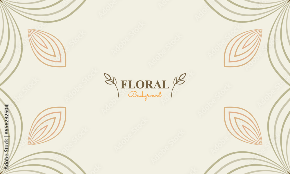 natural floral background with abstract natural shape, leaf and floral ornament in soft color style natural floral background with abstract natural shape, leaf and floral ornament in soft color style