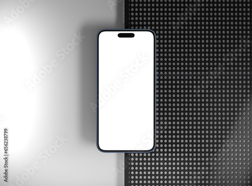 smartphone mockup 2023 in 3D rendered illustration