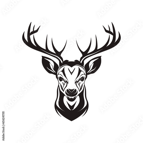 Deer Head Silhouette