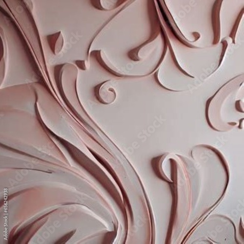 Beautiful wall used as a make-up for calligraphy