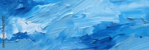 Wallpaper Mural blue thick brushstroke oil color background 3D Torontodigital.ca