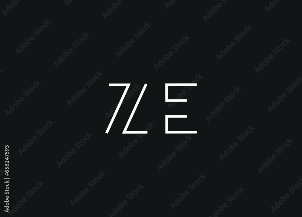 ZE   initial logo design and monogram logo