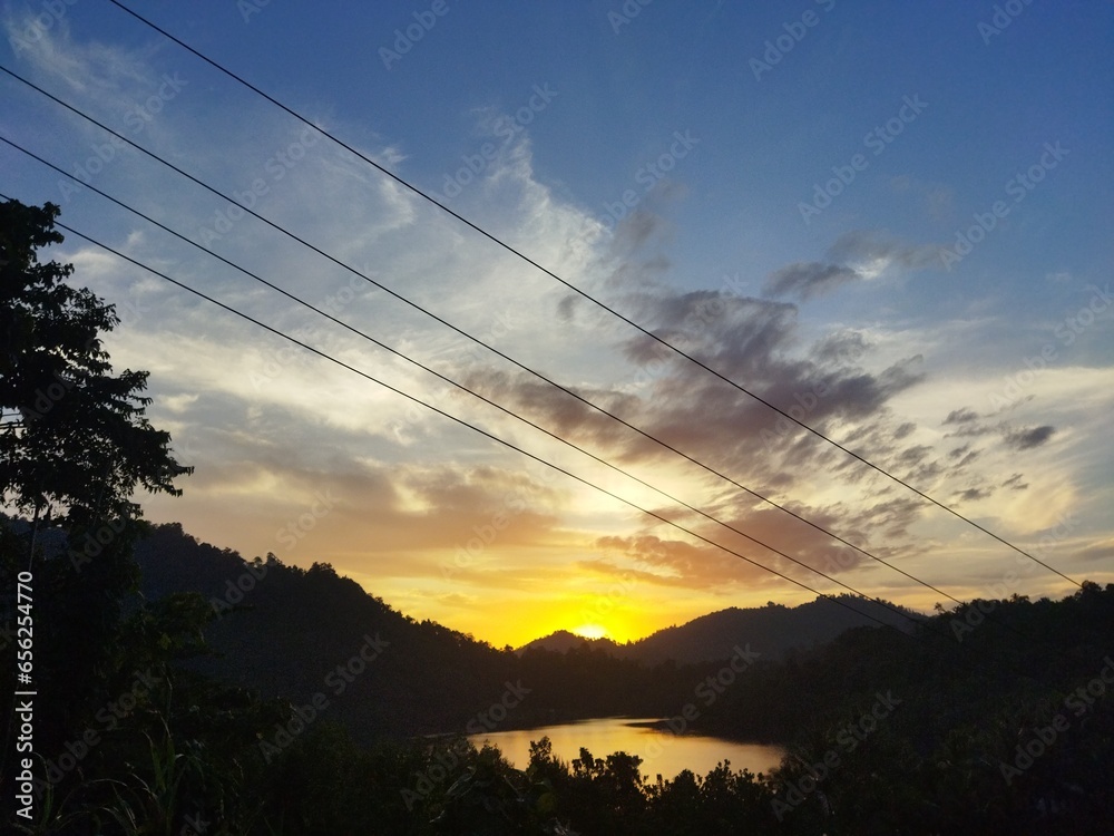time lapse sunset over the mountains time lapse sunset over the mountains