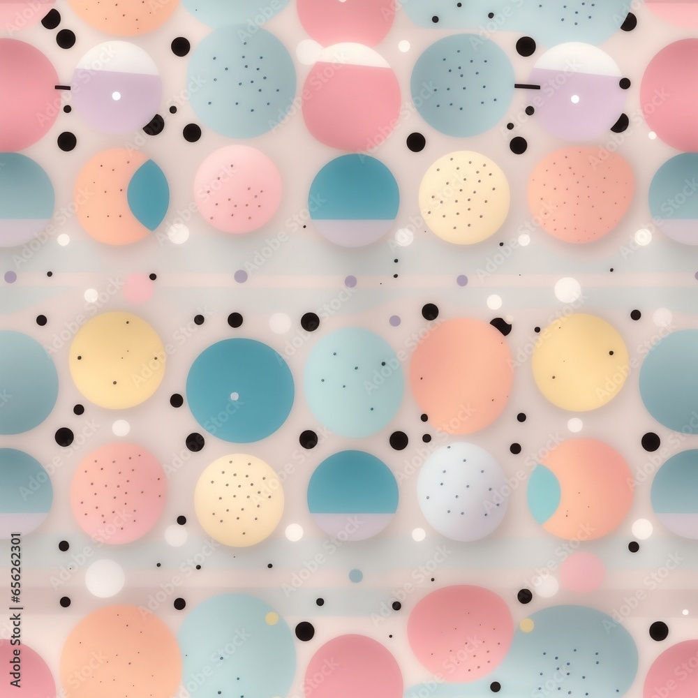 Dot with sweet pastel color background Dot with sweet pastel color background