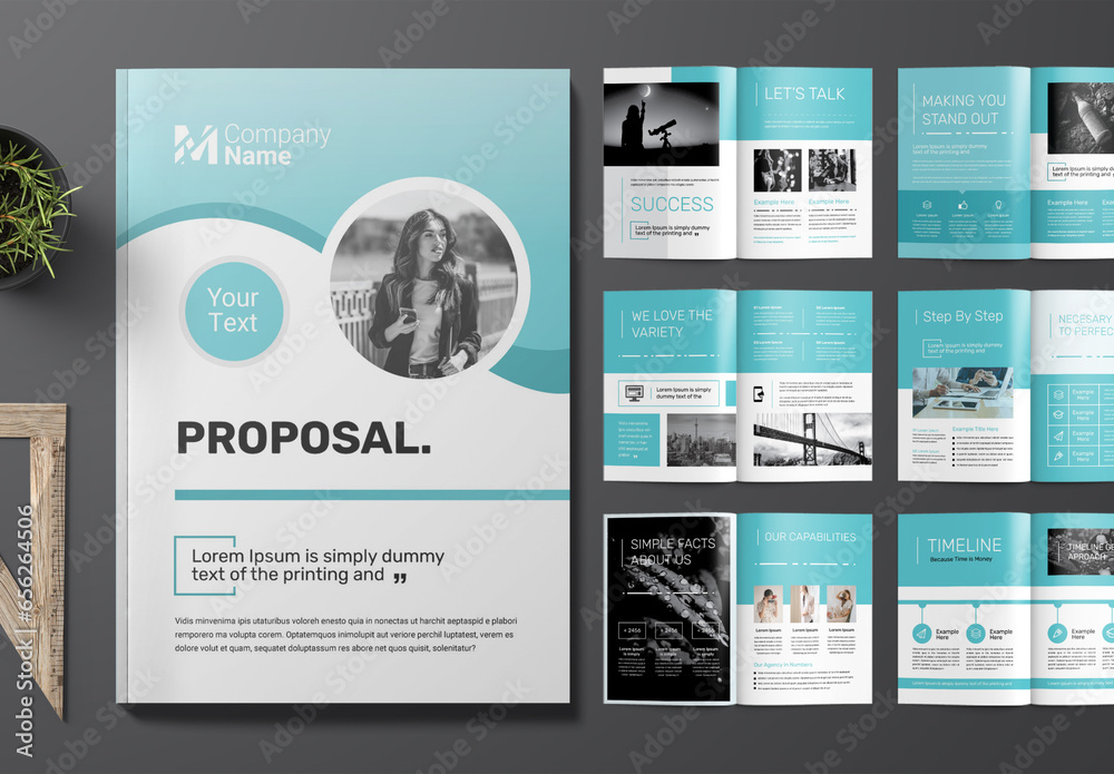 Creative Business Proposal Layout Stock Template | Adobe Stock