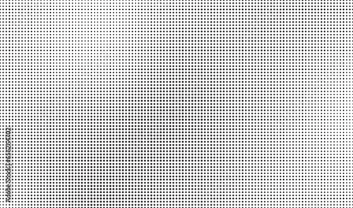 Halftone vector background. Monochrome halftone pattern. Abstract geometric dots background. Pop Art comic gradient black white texture. Design for presentation banner, poster, flyer, business card.