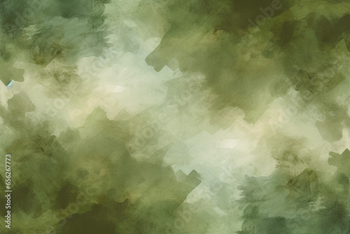 Light brown green olive  beige abstract watercolor. dark green and dark gray. Art background for design.  photo