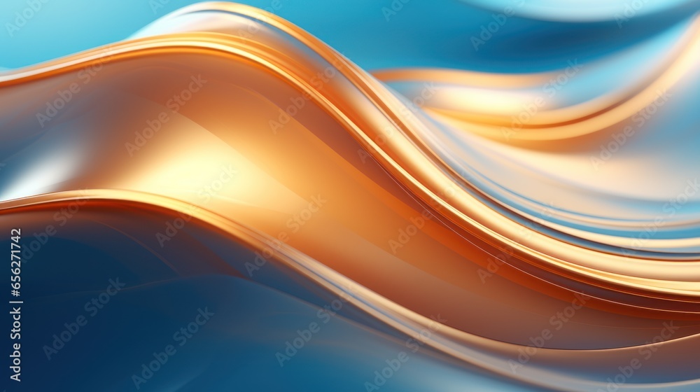 3D rendering of abstract wave background. 3d rendering, 3d illustration.