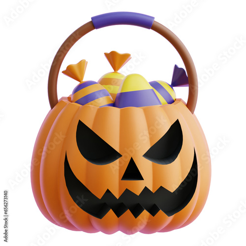 Candy Bag 3d Icon Illustrations