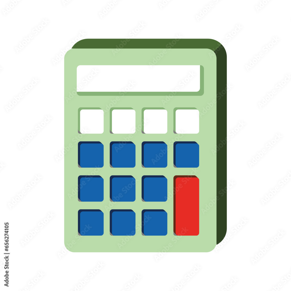 Calculator icon. Accounting finance and economy theme. Isolated design. Vector illustration. Flat illustration of calculator vector icon for web design Calculator icon. Accounting finance and economy theme. Isolated design. Vector illustration. Flat illustration of calculator vector icon for web design