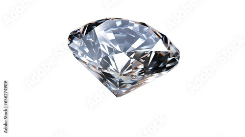 Diamond isolated on transparent background