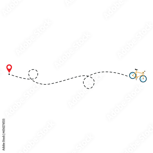 Bike Travel Route