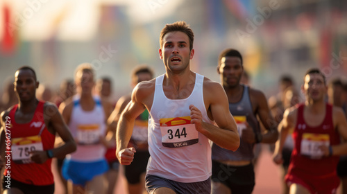 International men's running competition