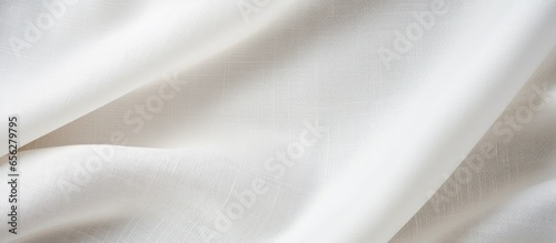 Natural fabric texture with diagonal weave of cotton or linen White canvas backdrop Decorative fabric for curtains furniture walls and clothing