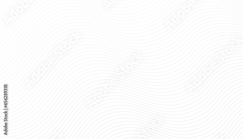Abstract white wave line pattern background. Vector illustration. Minimalist style concept. © shamanviiii