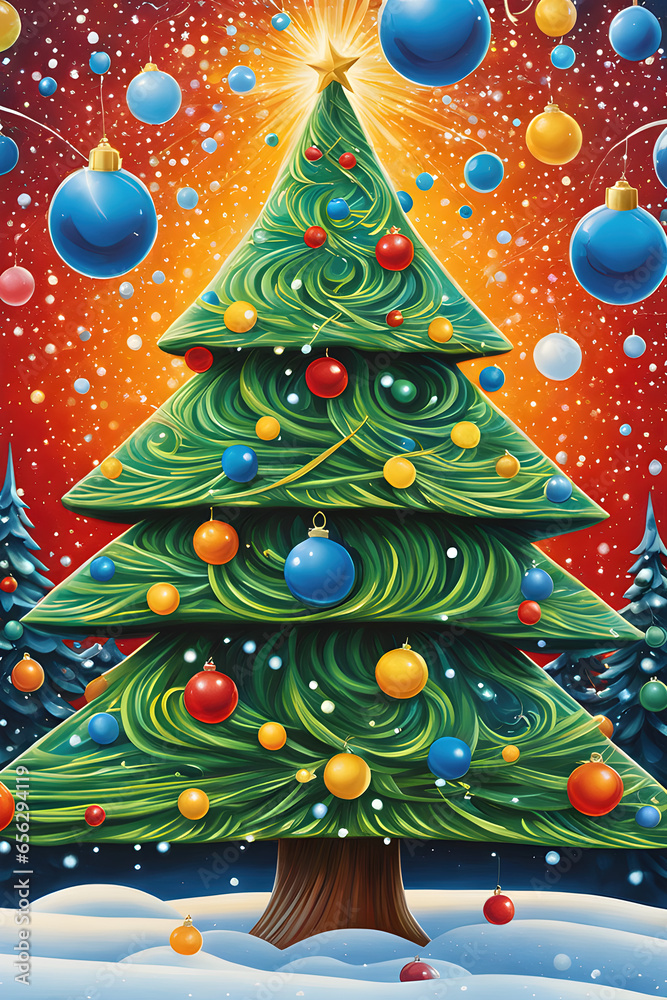 abstract Christmas tree 023 abstract Christmas tree 023