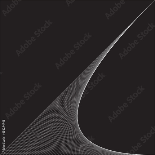 black and white line abstract background