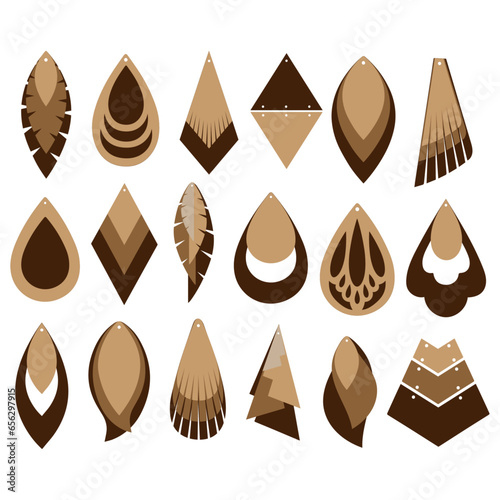 Stacked Earring Templates