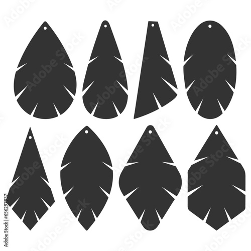Fringe Earring Templates