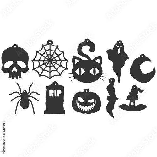 Halloween Earring Templates