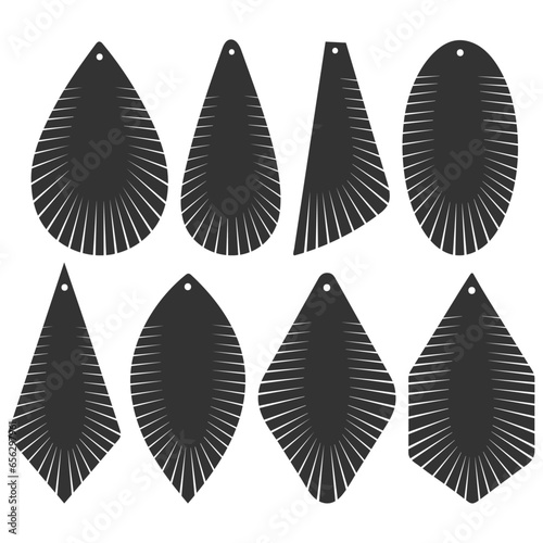 Fringe Earring Templates