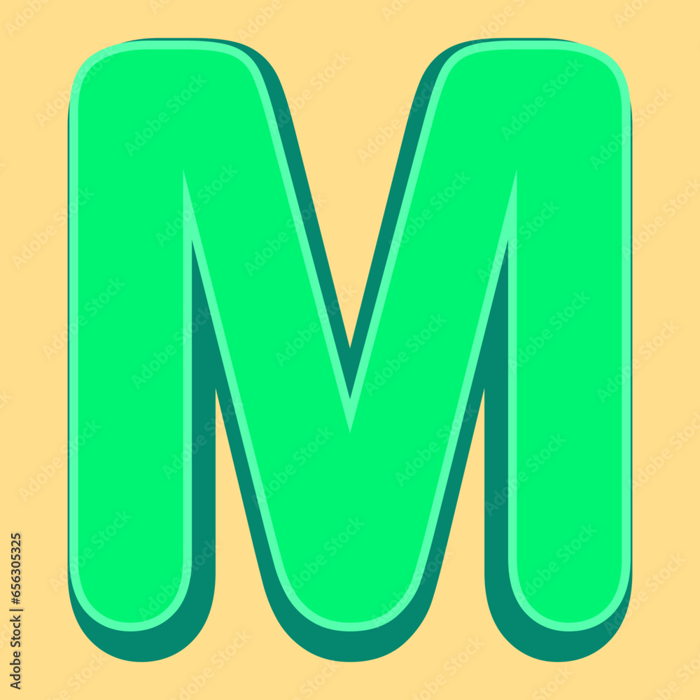 Alphabet 3D illustration svg Alphabet 3D illustration svg