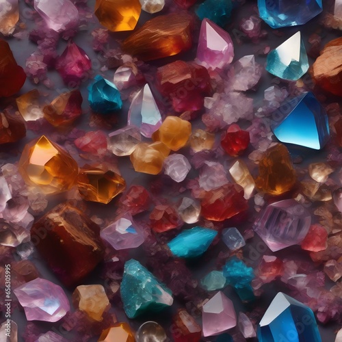 A time-lapse photograph capturing the growth of crystals in a supersaturated solution2 photo