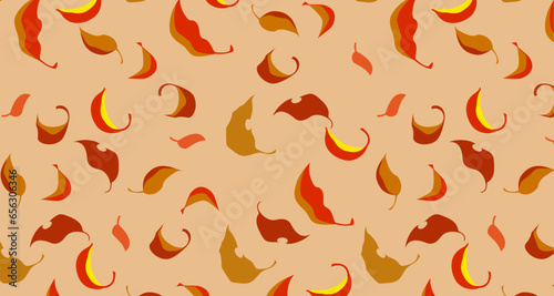 舞う落ち葉の背景