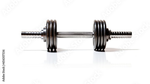 Barbell isolated on White Background