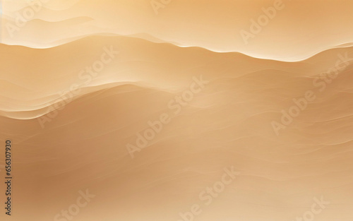 Sandy background with waves. Abstract light yellow and sand with lines background. Web banner abstract sand color. Generative AI