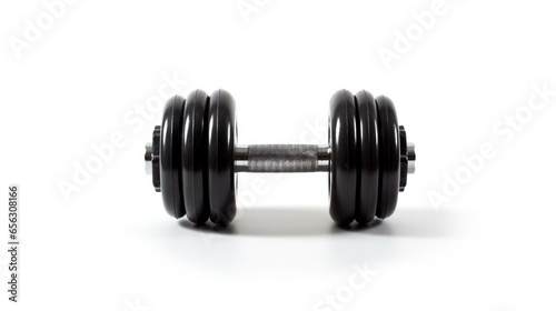 Barbell isolated on White Background